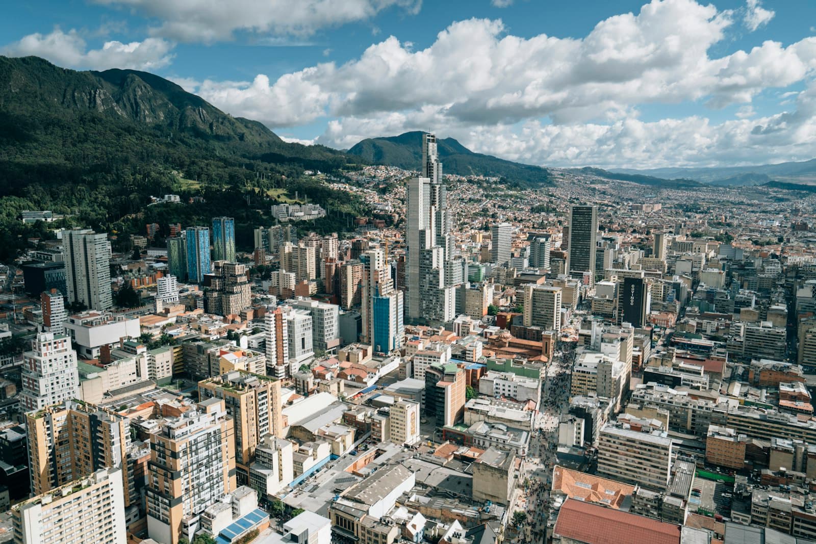 Vista representativa de Bogotá